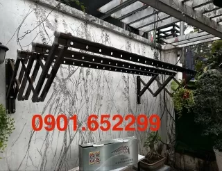 Giàn phơi gắn tường Biên Hòa giá rẻ ,lắp đặt nhanh tại nhà