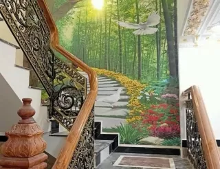 Nhận thi công tranh dán tường Biên Hòa theo yêu cầu tại nhà