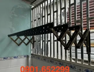 Thi công ,lắp đặt giàn phơi thông minh tại Bến Gỗ