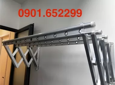  Giàn phơi gắn tường-giải pháp phơi đồ thông minh