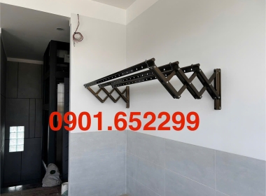  Giàn phơi gắn tường phù hợp nhà phố hiện đại