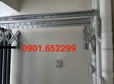  Lắp đặt giàn phơi gắn tường tại khu dân cư Bửu Long