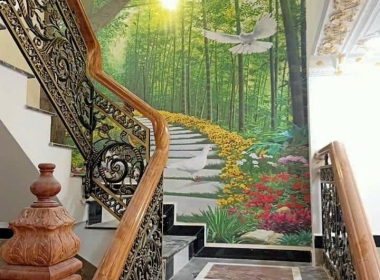 Nhận thi công tranh dán tường Biên Hòa theo yêu cầu tại nhà