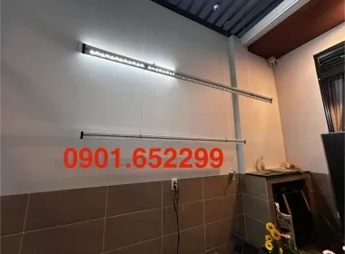  Thi công giàn phơi gắn trần tại phường Long Bình