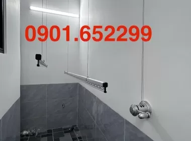  Thi công giàn phơi gắn trần tại khu dân cư Bửu Long