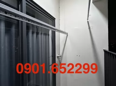  Thi công giàn phơi thông minh phường Trấn Biên