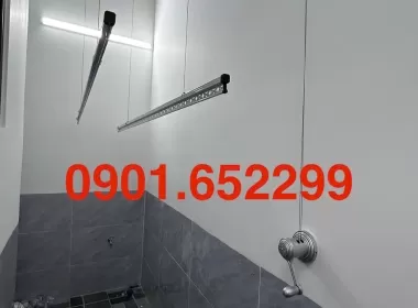  Thi công ,lắp đặt giàn phơi gắn trần tại Aqua City