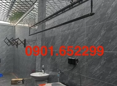  Thi công ,lắp đặt giàn phơi thông minh tại Aqua City