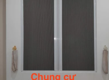  Vách ngăn lạnh rèm tổ ong chung cư Cường Thuận