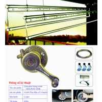 Giàn Phơi Gắn Trần Hòa Phát H-009 PLUS RÊU CỔ 4 THANH