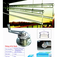 Giàn Phơi Gắn Trần Hòa Phát KS-980 PLUS RÊU CỔ 4 THANH