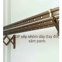 GIÀN PHƠI XẾP NHÔM DÀY TAY ĐÔI ( SÂM PANH)