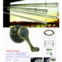 Giàn Phơi Gắn Trần Hòa Phát H-002 PLUS RÊU CỔ 4 THANH