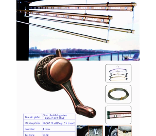 H-007 PLUS (ĐỒNG CỔ 4 THANH)